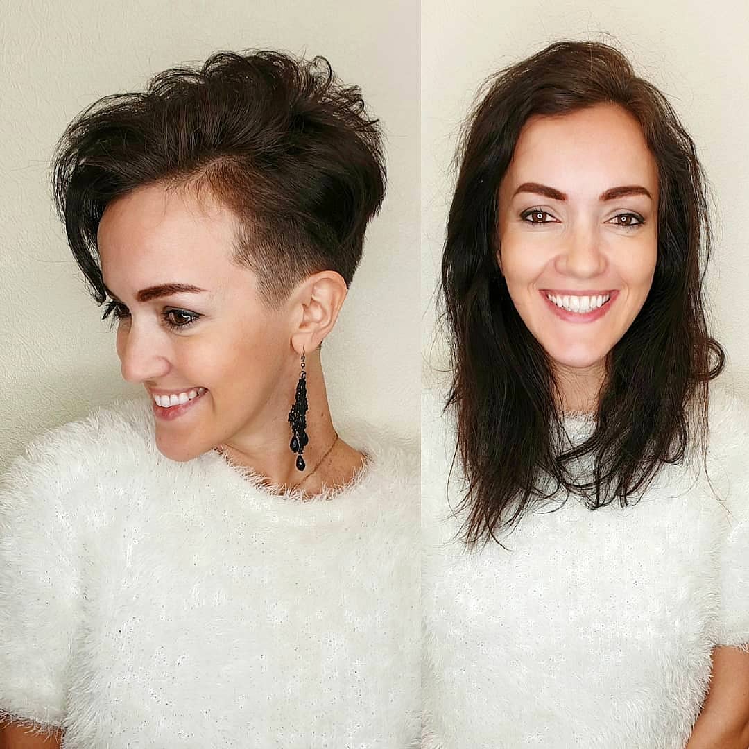 Short Side-Shaved Pixie