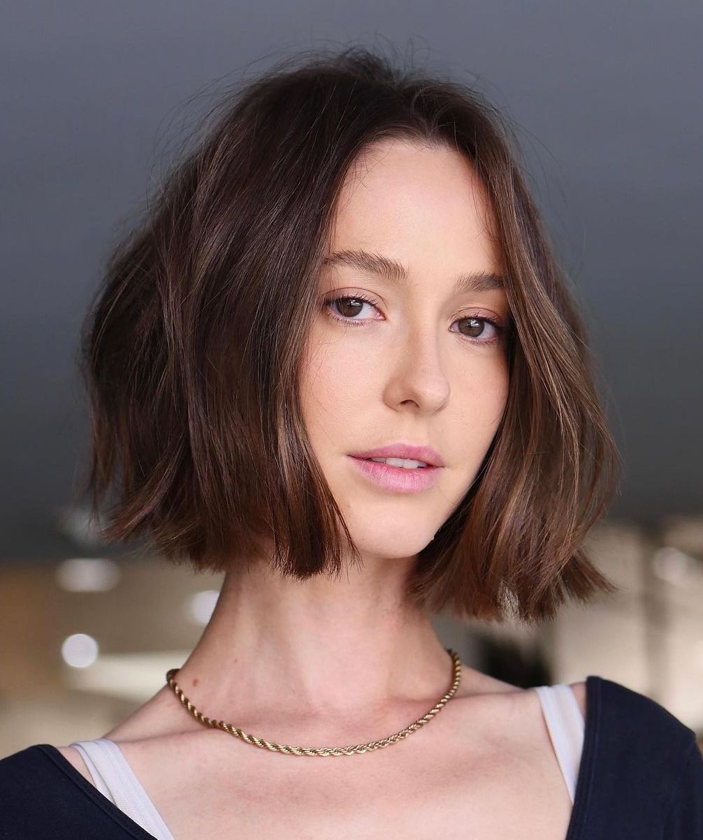 Chin-Length Bob with Side Volume